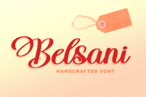 Belsani Font: Bold Handwritten Style for Makers