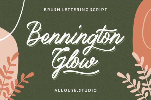 Bennington Glow: A Charming Handwritten Font for Crafters