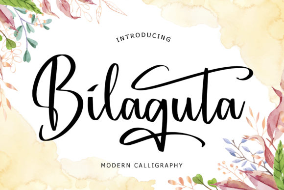 Bilaguta: A Script Amp Font for Creative Projects