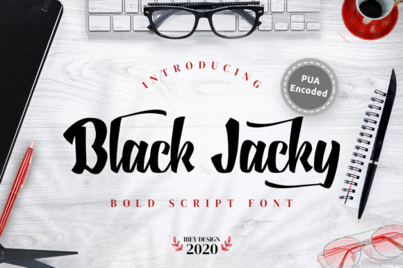 Black Jacky: A Versatile Script Font for Bold Campaigns