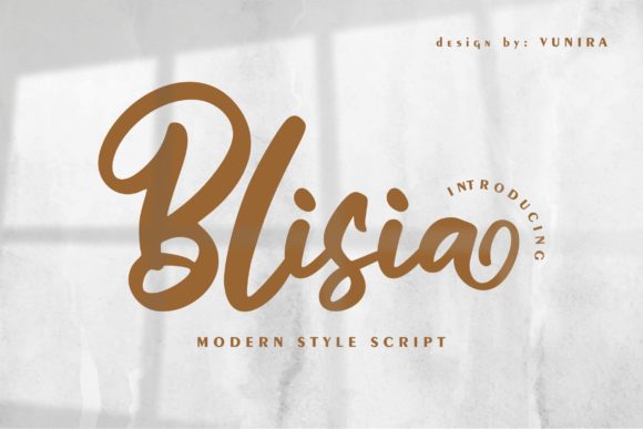 Blisia: A Script Font with Elegance and Edge