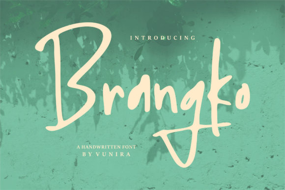 Brangko Font Review: A Relaxed Handwritten Typeface for Branding