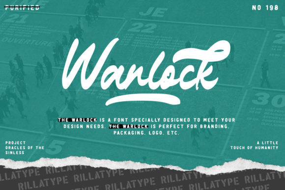 Bring Charm to Your Creations with The Warlock Font