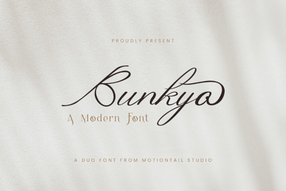 Bunkyo Font: Elegant Serif and Script for Editorial Design
