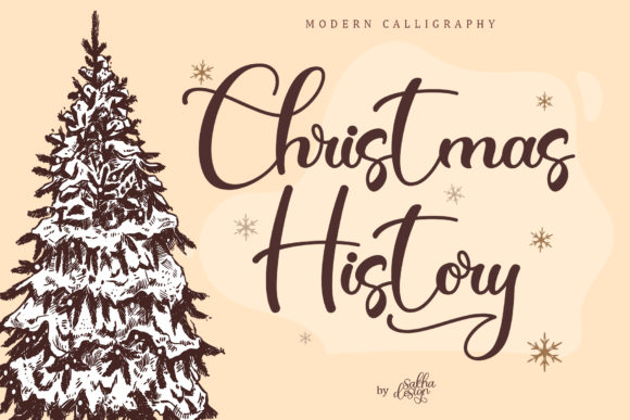 Christmas History: A Premium Handwritten Font for Festive Campaigns