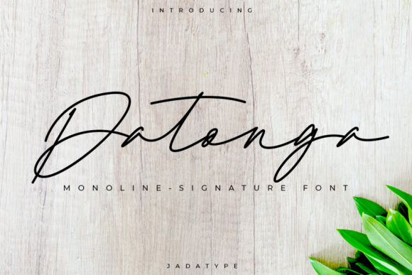 Datonga Font: Styling Boutique Websites with Handwritten Type