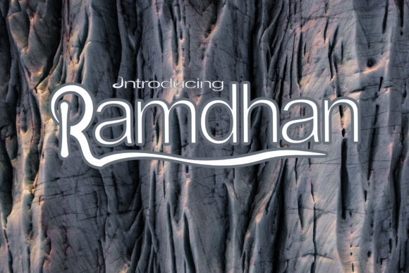 Discover Ramdhan: A Tall, Elegant Handwritten Font
