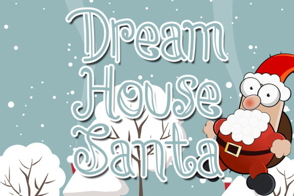 Dream House Santa Font for Web Design
