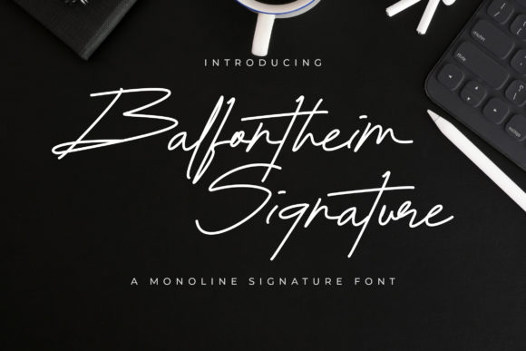 Elevate Your Editorial Design with Balfontheim Signature Font