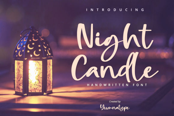 Enhance Your Brand with Night Candle: A Versatile Handwritten Font