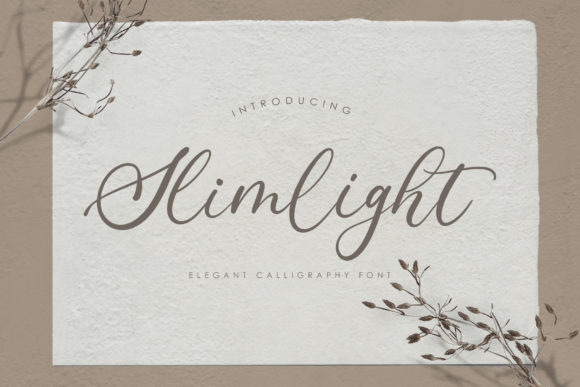 Enhance Your Brand with Slimlight, the Smooth Handwritten Font