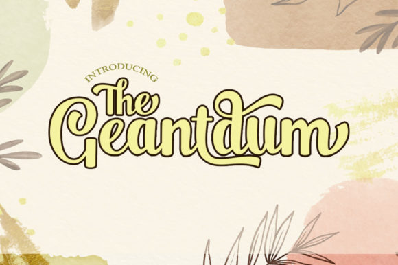 Enhance Your Brand with The Geantdum Font