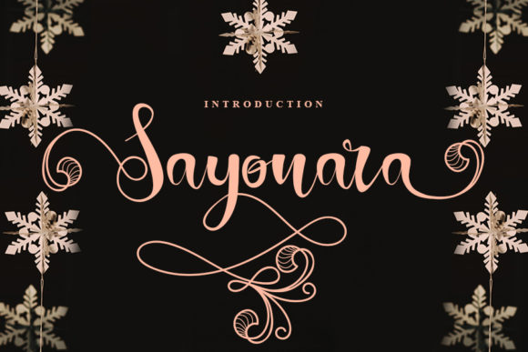 Exploring Sayonara: A Script Amp Font for Designers