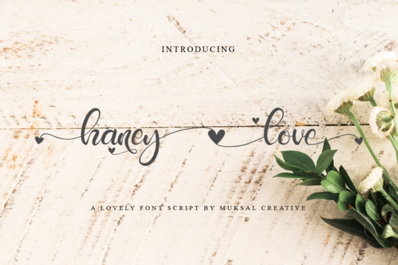 Haney Love Font: Elegant Script for Business Branding