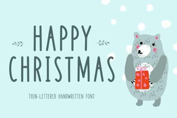 Happy Christmas: A Handwritten Font for Creative Web Design