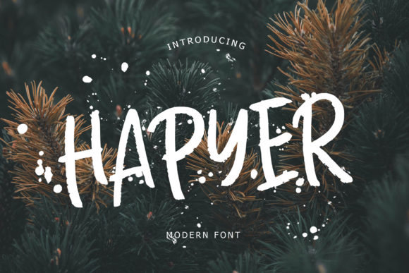 Hapyer: A Script Amp Font for Creative Projects