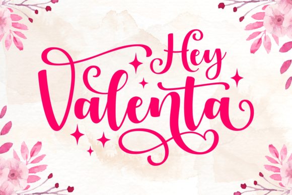 Hey Valenta: A Script Font for Elegant Campaigns