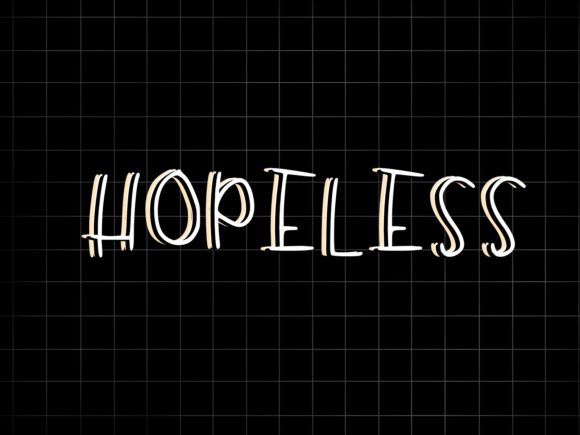 Hopeless Font: A Playful Typeface for Brand Identity