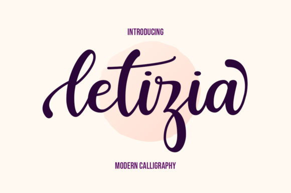 Letizia Font: Elevating Editorial Design with Modern Script