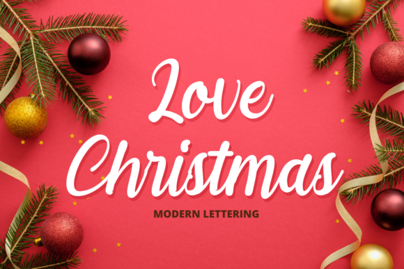 Love Christmas Font: Versatile Script for Business Branding