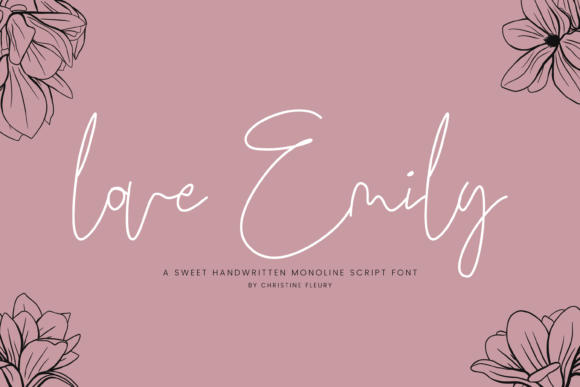 Love Emily: A Sweet Script Font for Chic Campaigns