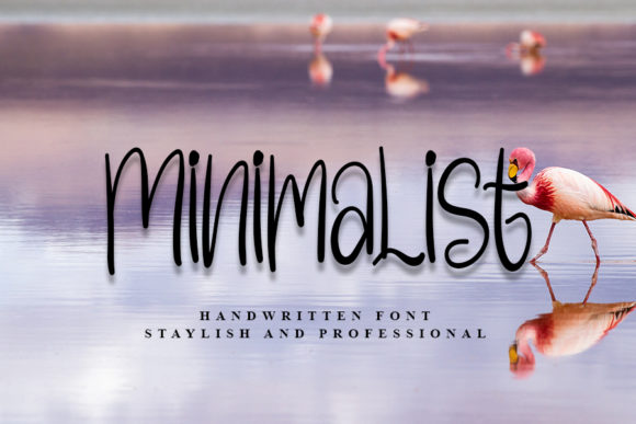 Minimalist Font: A Handwritten Typeface for Editorial Design