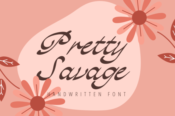 Pretty Savage: A Versatile Handwritten Font for Editorial Design