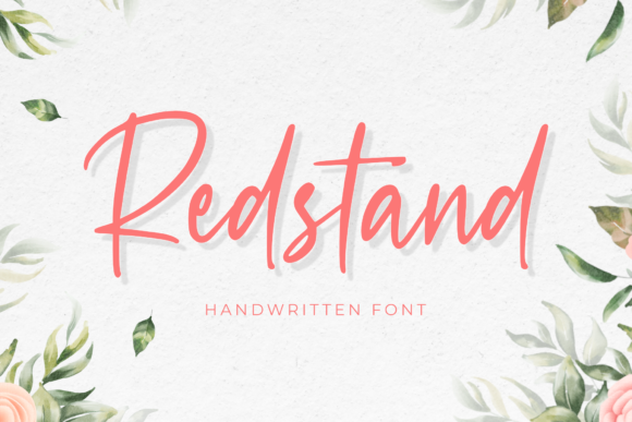 Redstand Font: Elevating Campaign Visuals with Elegant Script