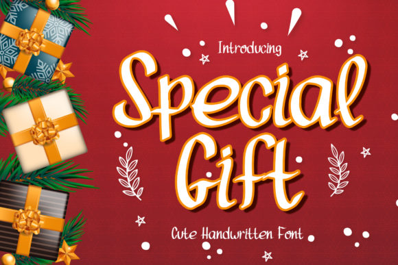 Special Gift: A Handwritten Font for Editorial Charm