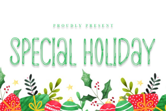 Special Holiday: A Handwritten Font for Modern Web Design