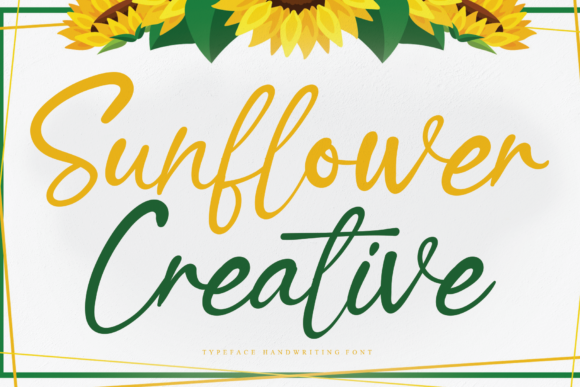 Sunflower Creative Font: Elegant Script for Editorial Design