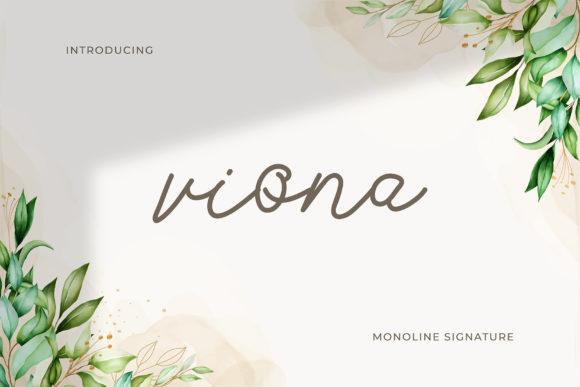 Transform Your Brand with Viona: A Charming Handwritten Font