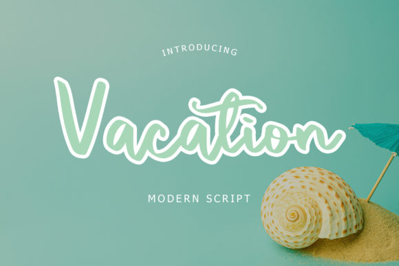 Vacation Font: Relaxed Handwritten Style for Web Design