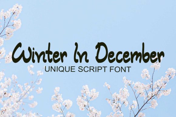 Winter in December: A Font for Polished Branding